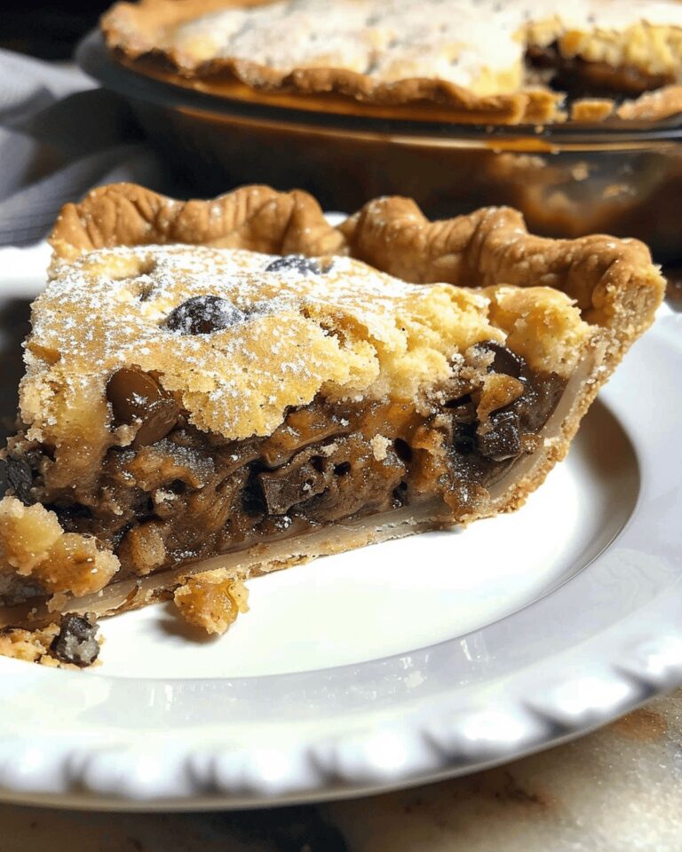 Gooey Chocolate Chip Cookie Pie Recipe