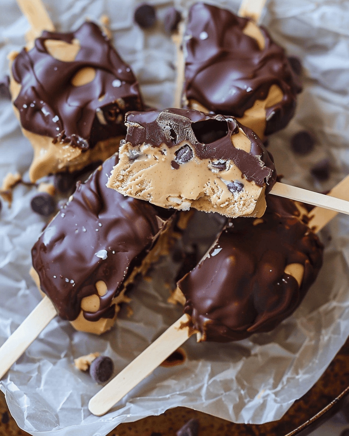 Frozen Peanut Butter Yogurt Bars Recipe