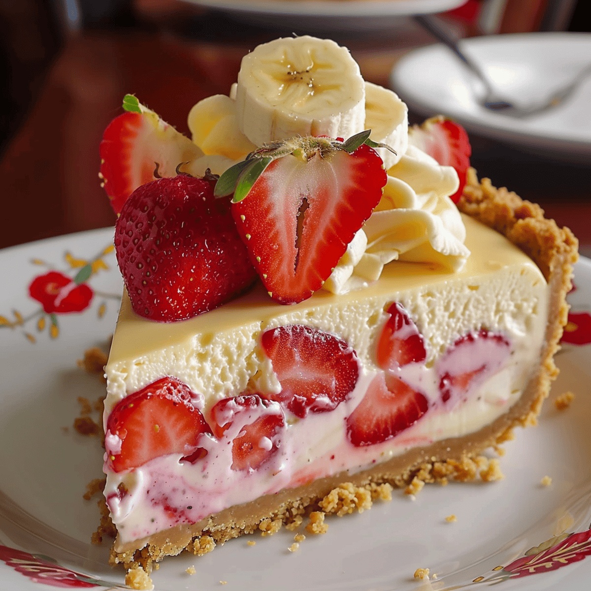 Banana-Strawberry Cheesecake Fantasy Recipe