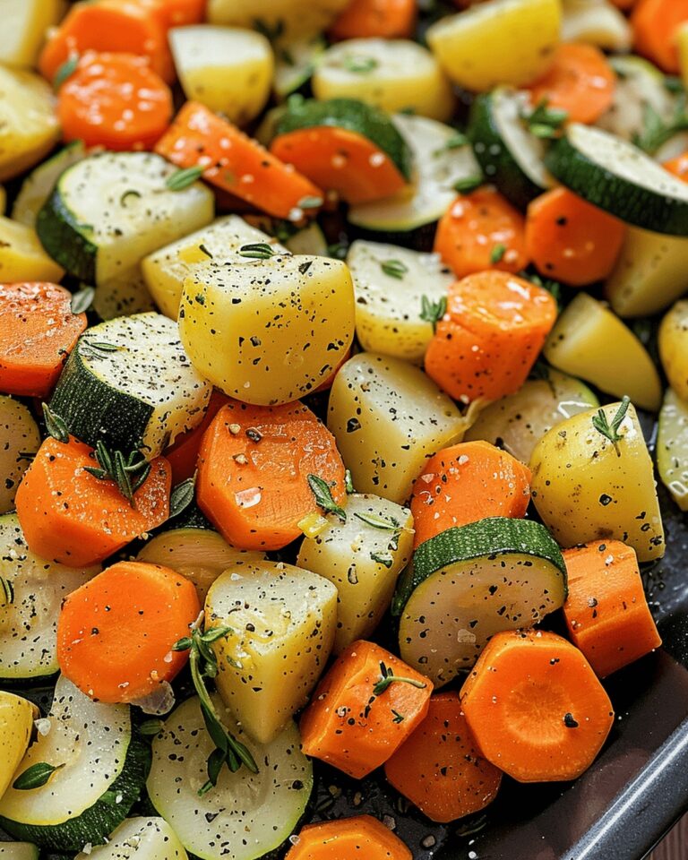 Vibrant Herb-Infused Roasted Veggie Medley Recipe