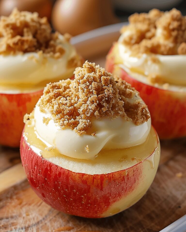 Gorgeous Cheesecake-Filled Baked Apples Recipe