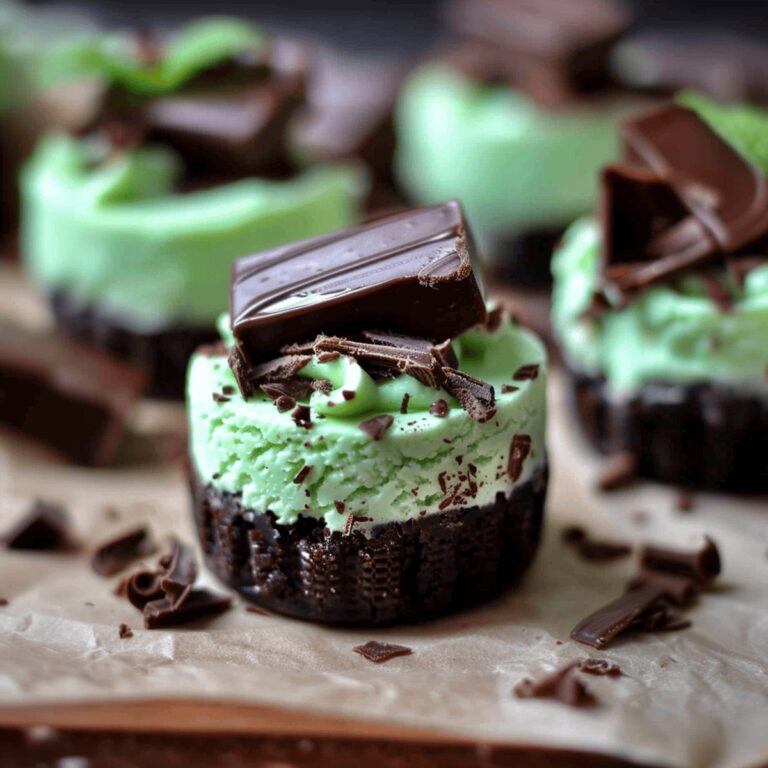 Andes Mint Mini Cheesecakes Recipe