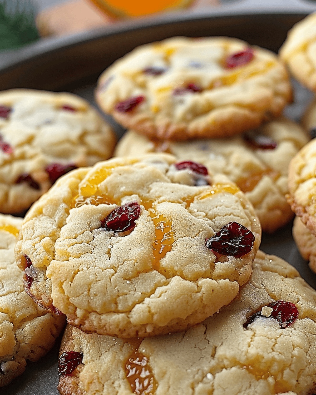 Zesty Cranberry Citrus Cookies Recipe