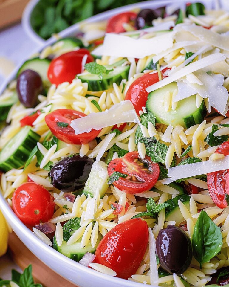Lemon Orzo Salad Recipe