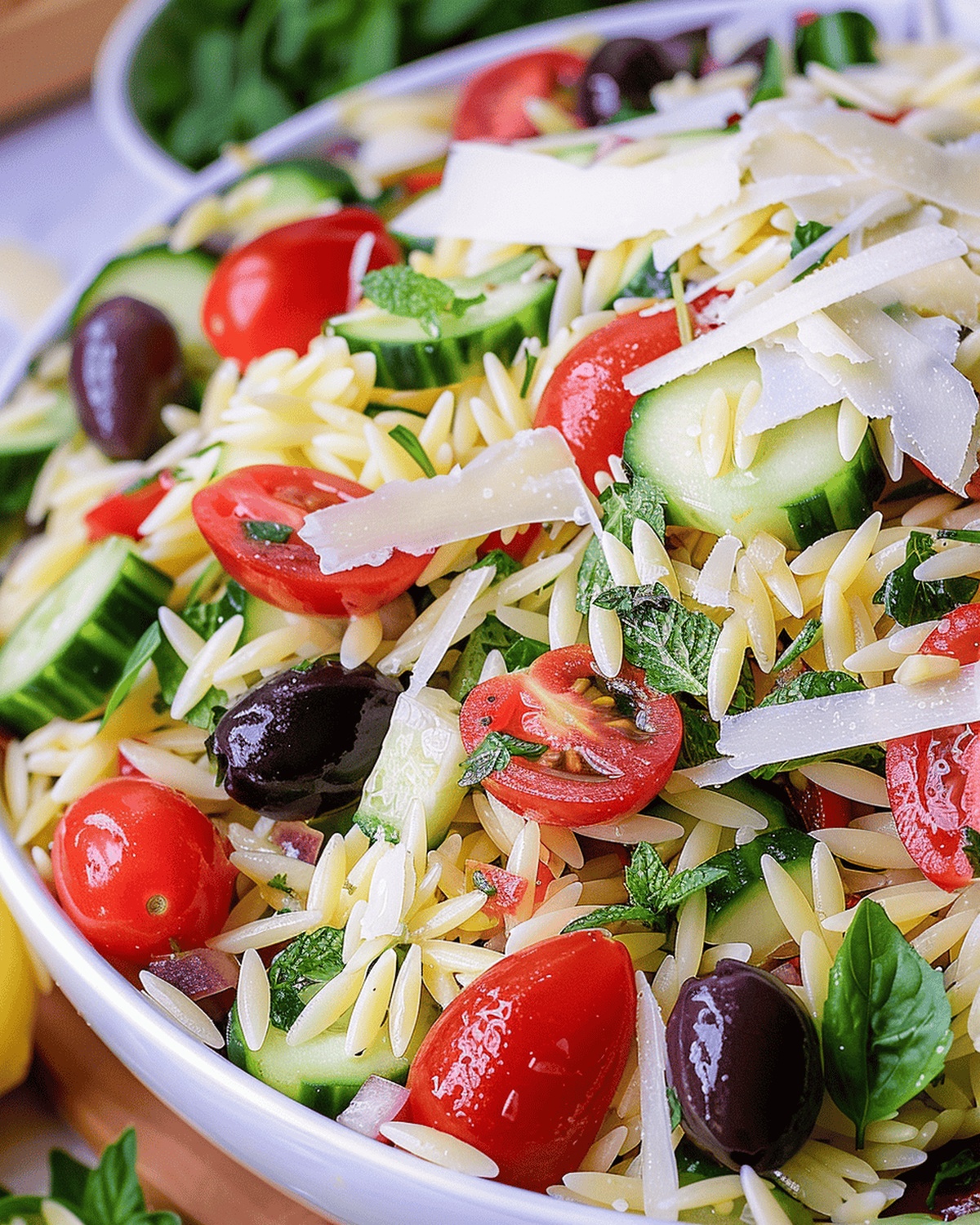 Lemon Orzo Salad Recipe