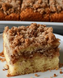 Moist Cinnamon-Walnut Sour Cream Coffee Cake Recipe