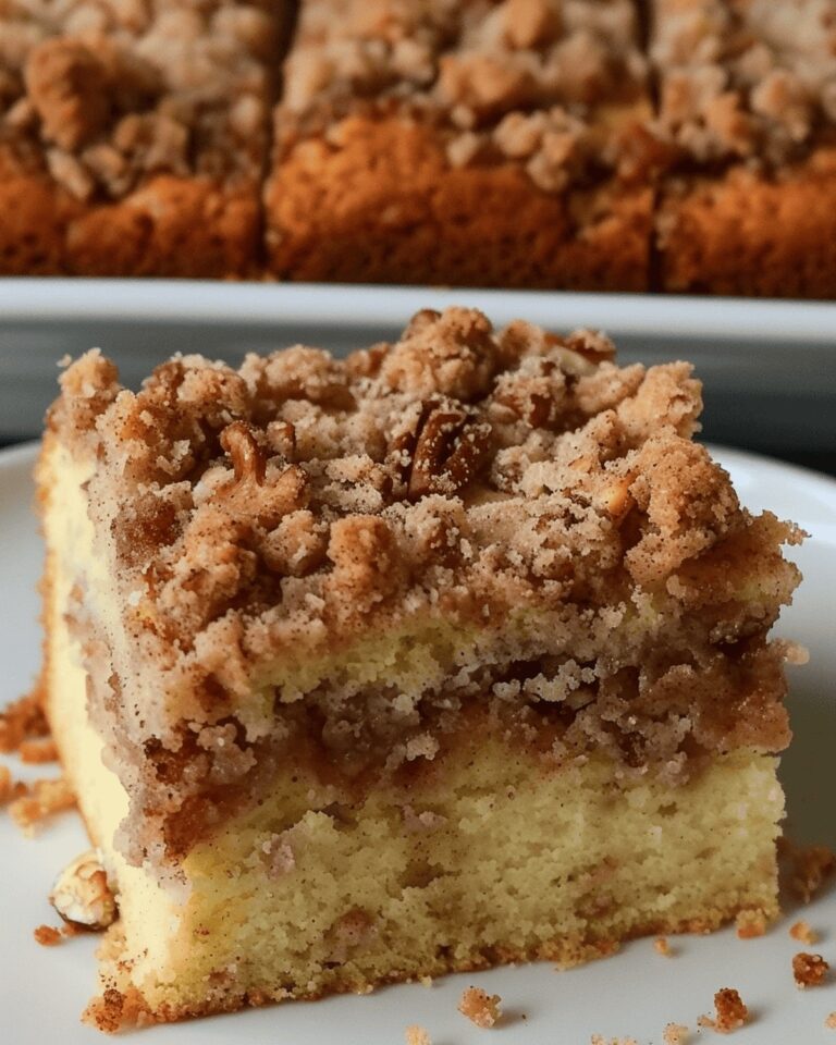 Moist Cinnamon-Walnut Sour Cream Coffee Cake Recipe