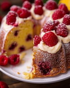 Zesty Lemon Raspberry Bundt Cake Recipe