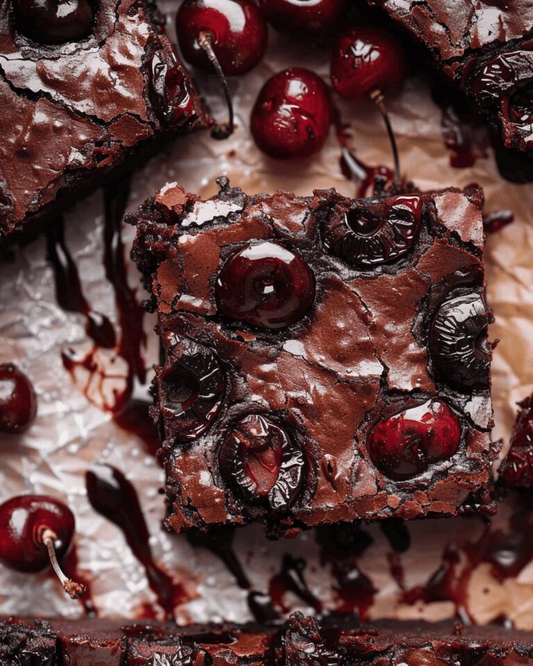 Decadent Chocolate Cherry Brownies Recipe