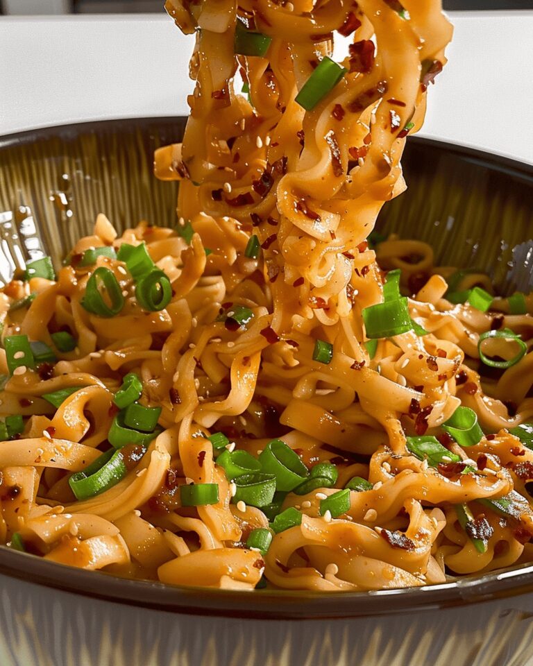 Fiery Chili Garlic Oil Noodles Recipe