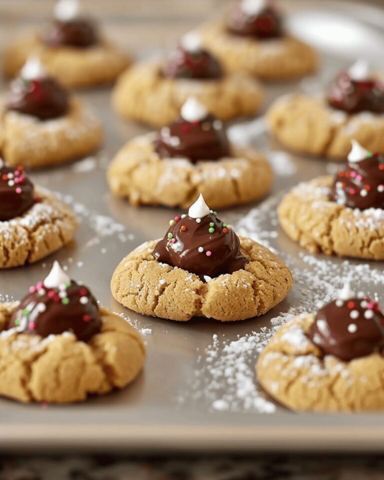 Heavenly Peanut Butter Chocolate Kiss Cookies Recipe