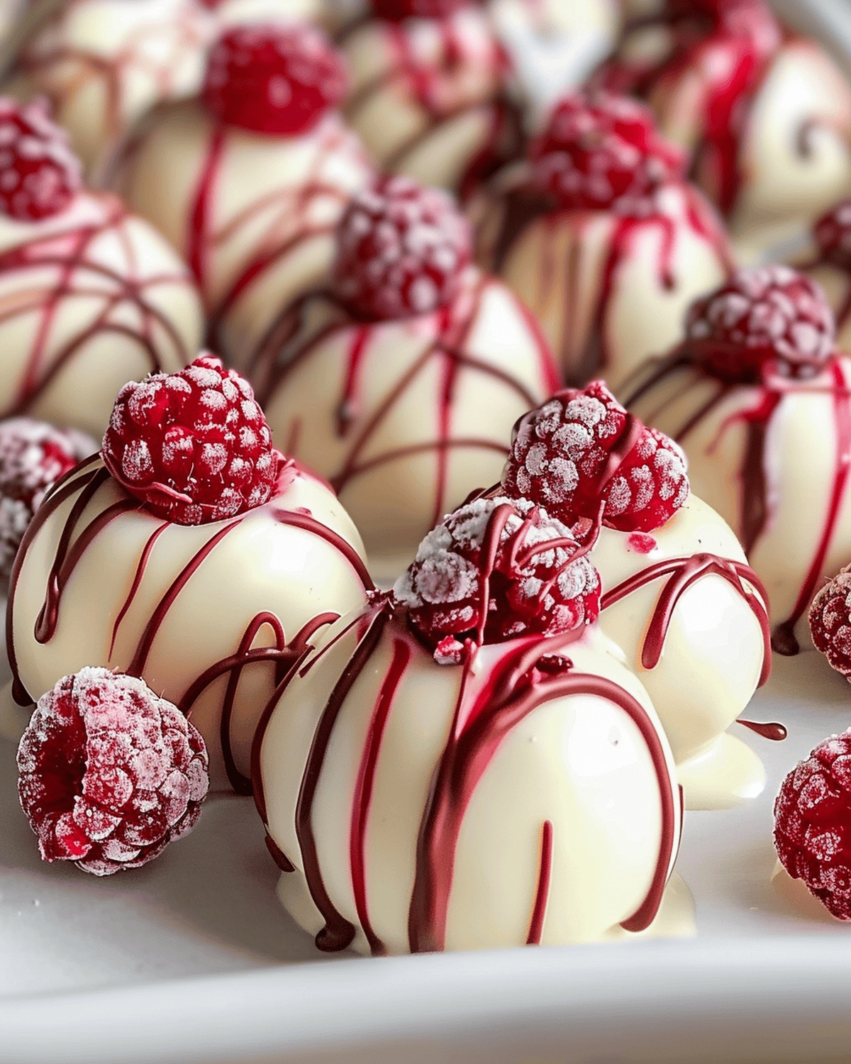 Elegant White Chocolate Raspberry Cheesecake Bites Recipe