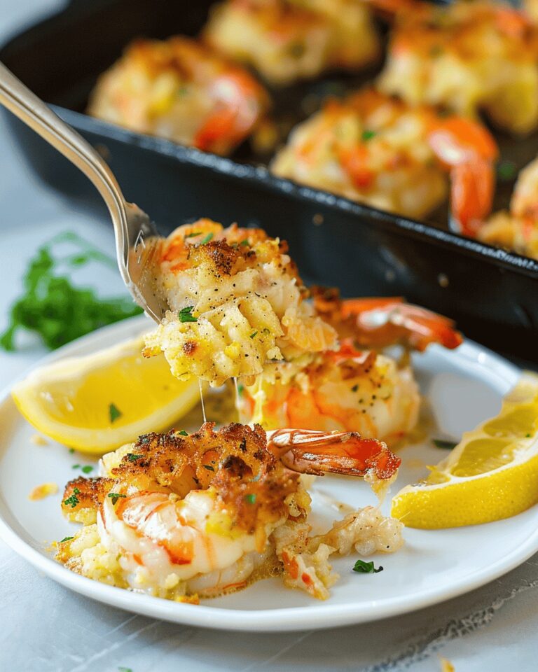 Holiday Baked Stuffed Shrimp with Crab Recipe