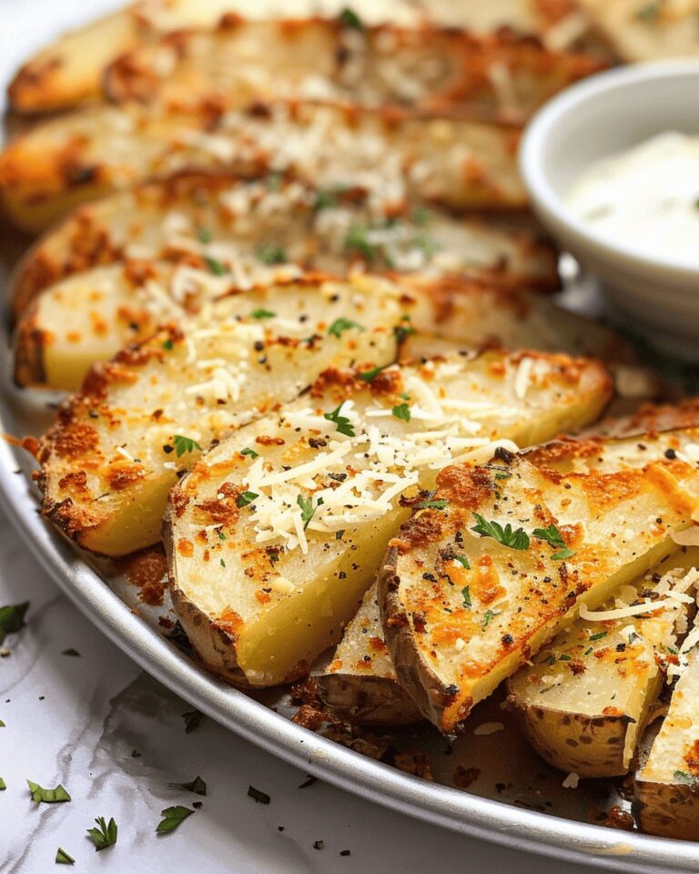 Golden Herb-Infused Potato Wedges Recipe