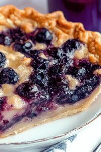 Creamy Blueberry Custard Pie Recipe