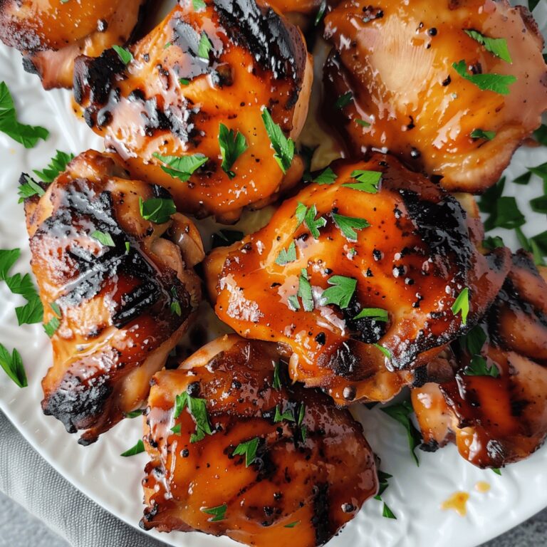 Grilled Honey Buffalo Chicken Thighs Recipe