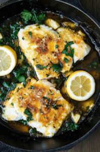 Succulent Cod with Lemon and Garlic Recipe