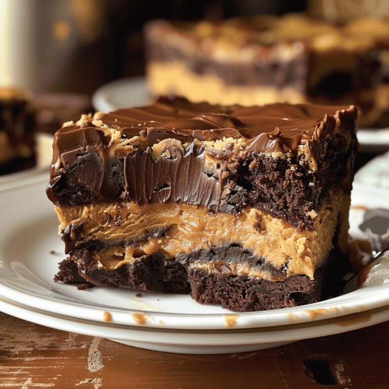 Peanut Butter Chocolate Gooey Butter Cake Recipe