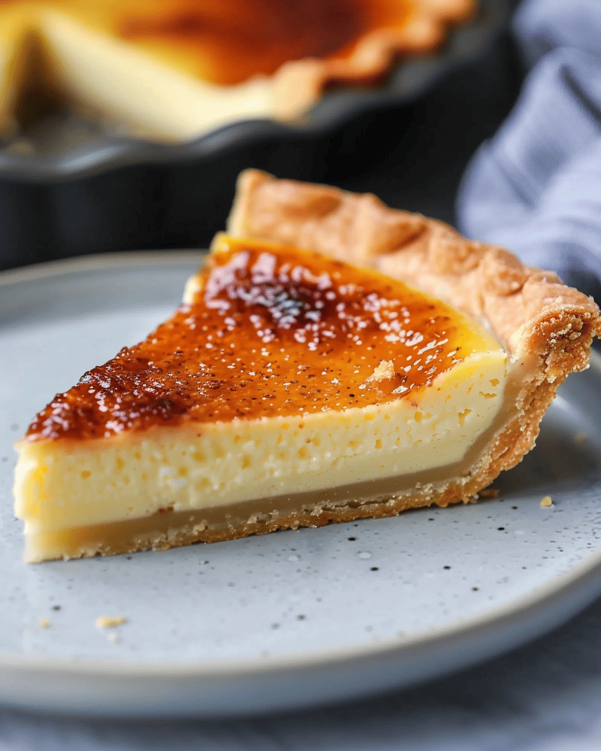 Silky Creme Brulee Tart Recipe
