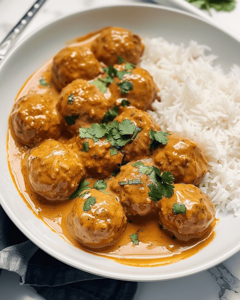 Spicy Butter Chicken Meatball Recipe