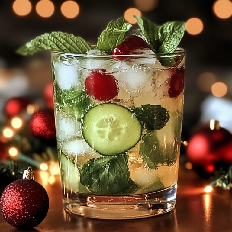 Festive Christmas Mojito Recipe