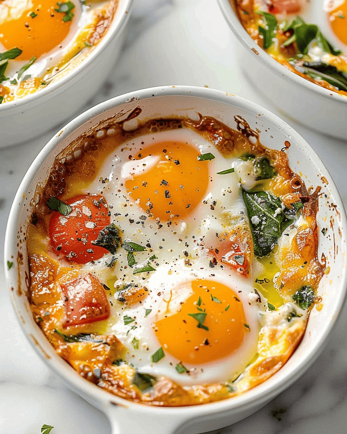 Creamy Baked Feta Eggs Recipe