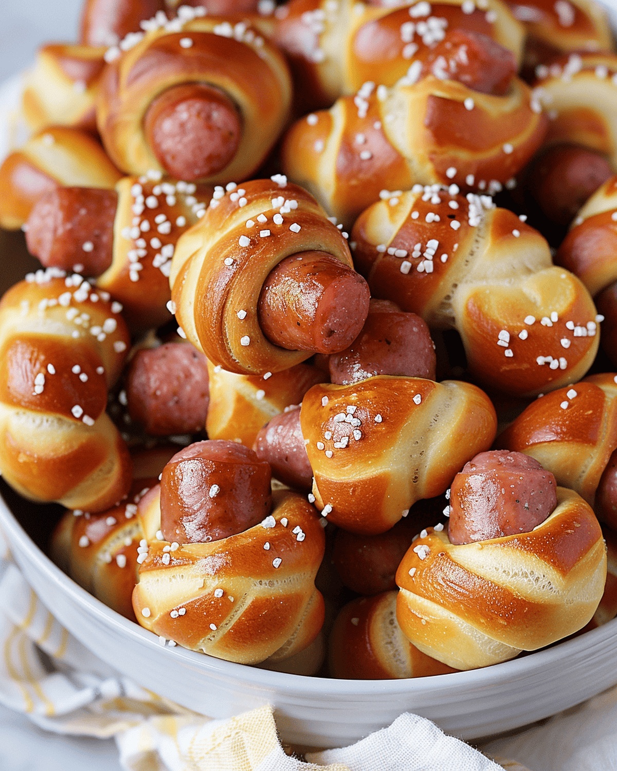 Mini Pretzel Dogs Recipe