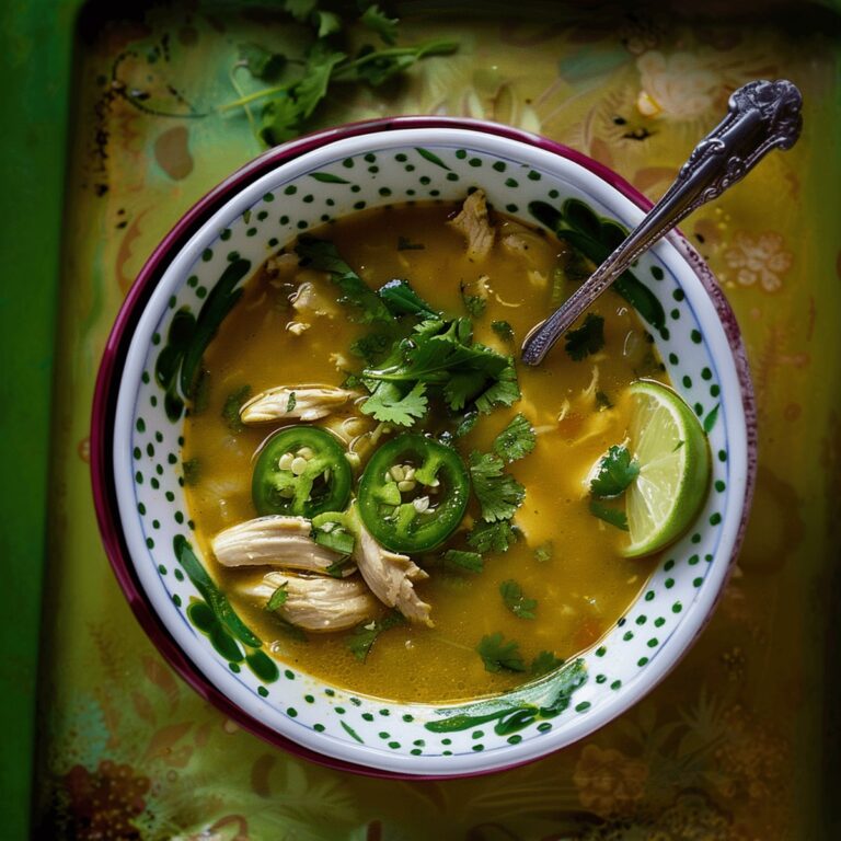 Spicy Lime Jalapeo Chicken Soup Recipe