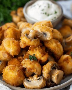 Crispy Fried Mushrooms Recipe