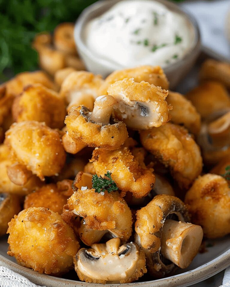 Crispy Fried Mushrooms Recipe