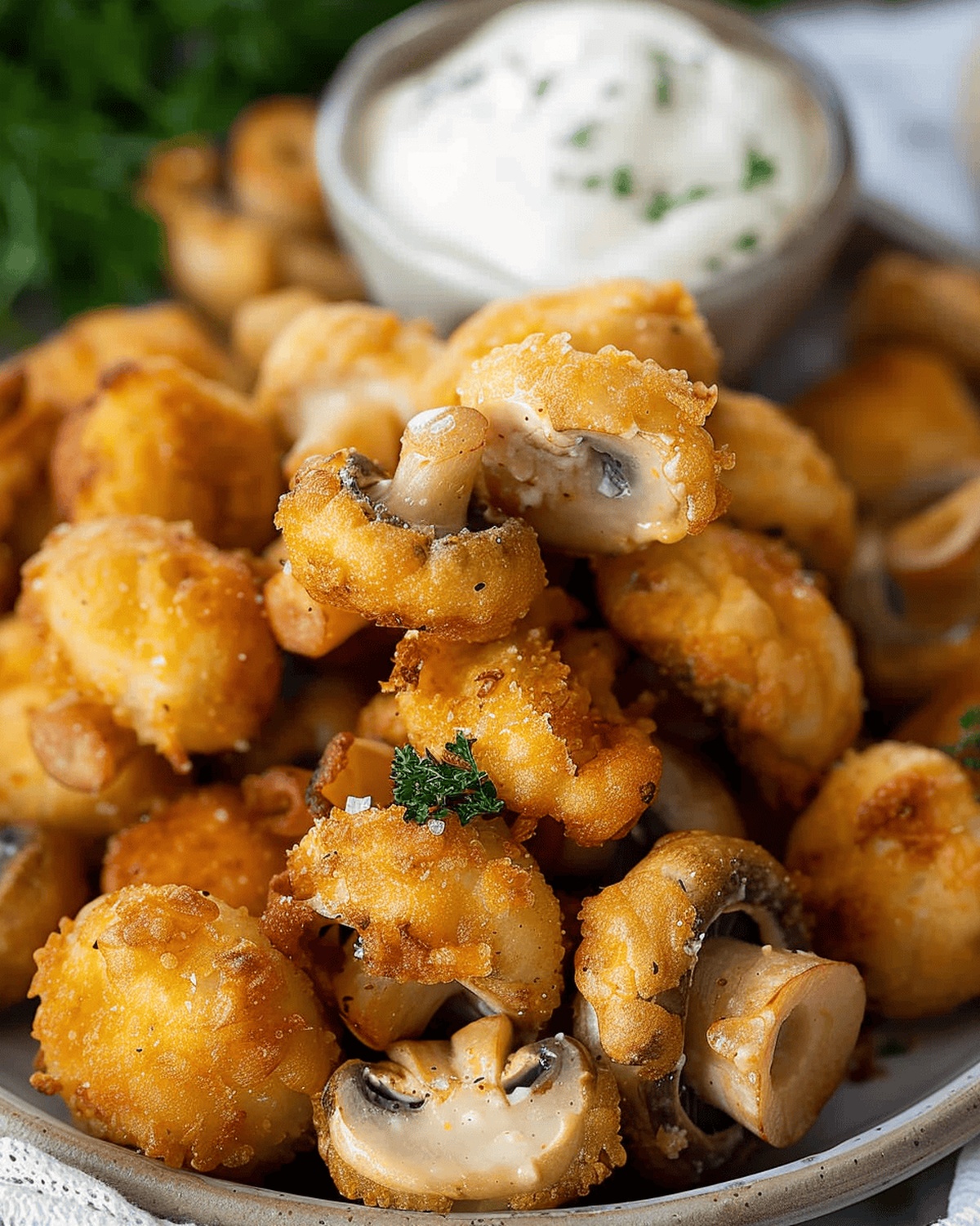 Crispy Fried Mushrooms Recipe