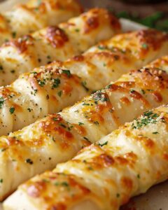 Crispy Garlic Bread Twists Recipe