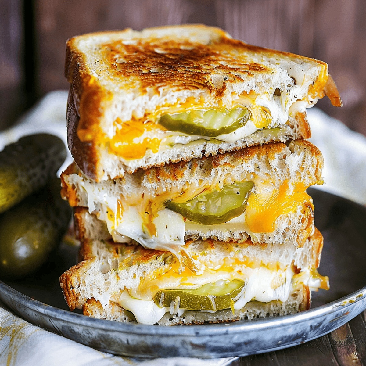 Pickle Grilled Cheese Sandwich Recipe