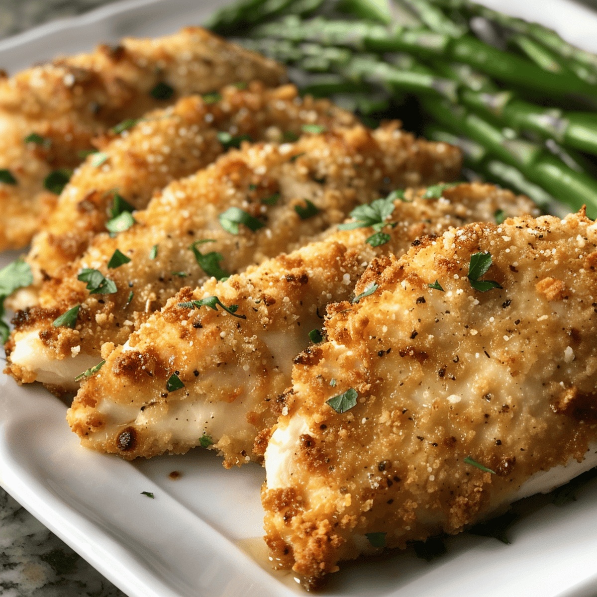Garlic Parmesan Crusted Chicken Recipe