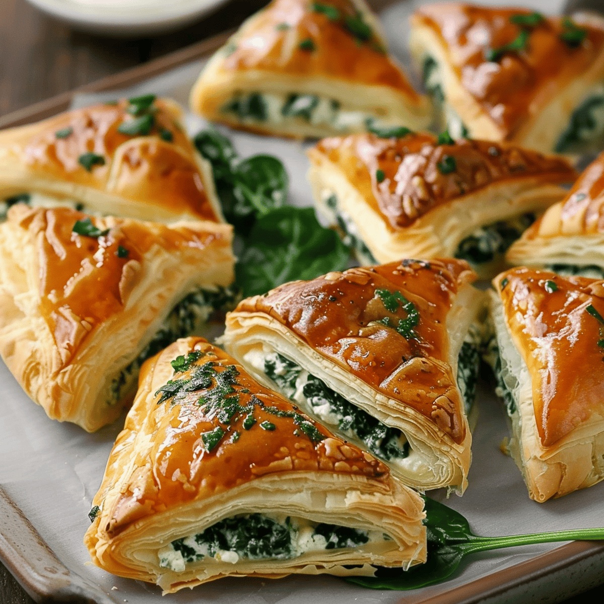 Cream Cheese Spinach Puffs Recipe