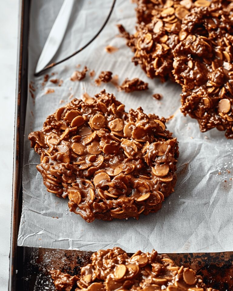No Bake Peanut Oatmeal Cookies Recipe
