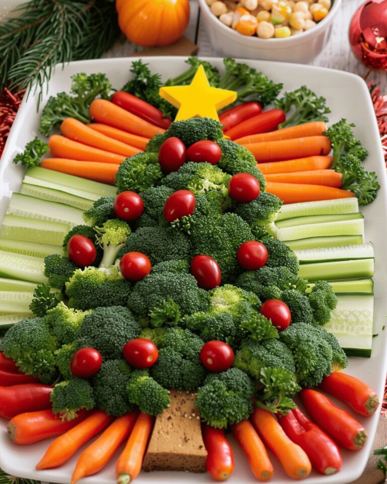Stunning Holiday Veggie Tree Recipe