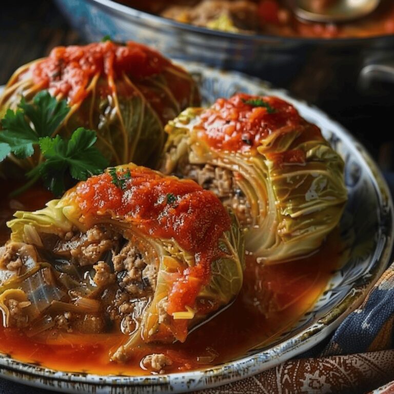 Stuffed Polish Cabbage (Golumpki) Recipe