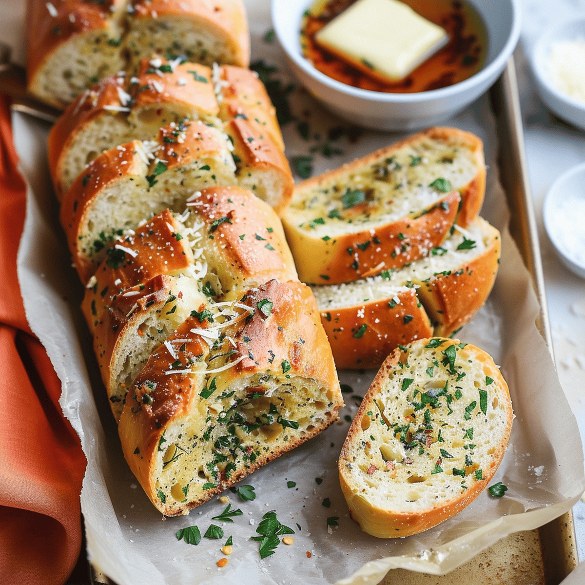 Sourdough Garlic Bread Recipe