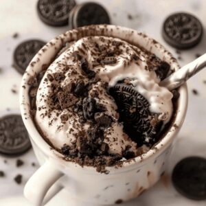 Oreo Delight Mug Cake Recipe