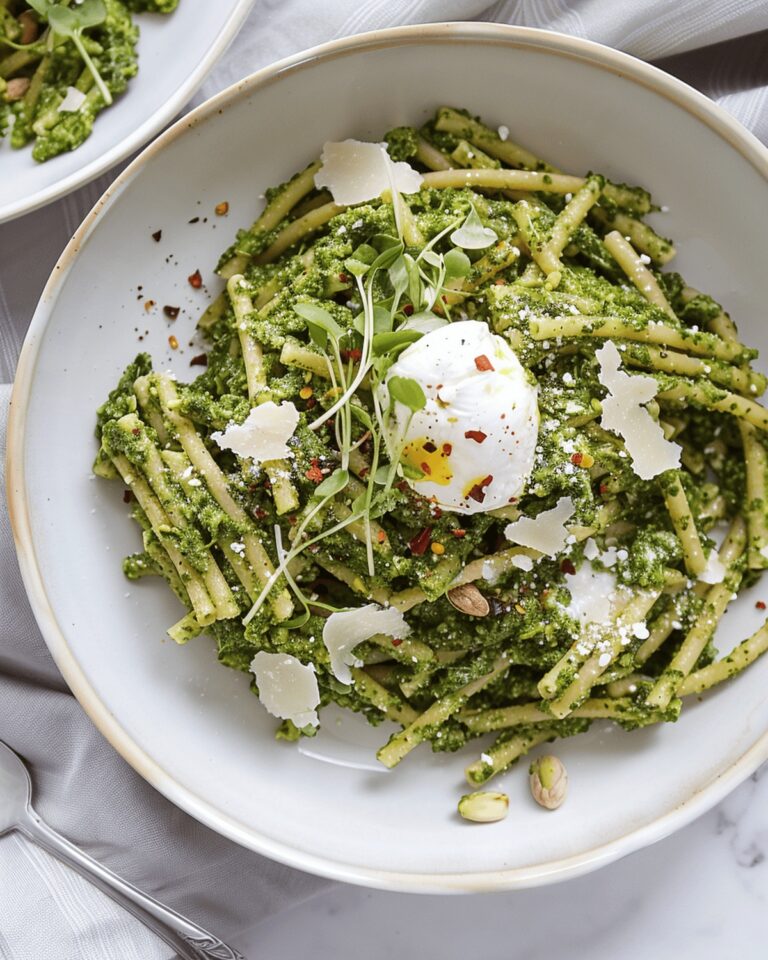 Broccoli Rabe and Pistachio Pesto Pasta Recipe