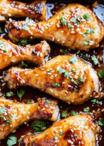 Honey Garlic Baked Chicken Drumsticks Recipe