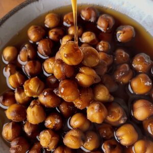 Honey Roasted Chickpeas with Ginger Recipe