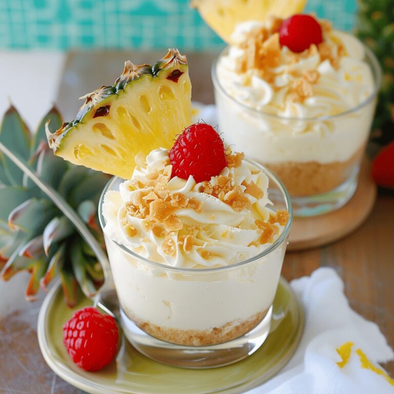 Pina Colada Cheesecake Mousse Recipe