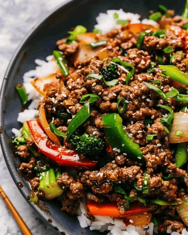 Korean Ground Beef Stir Fry Recipe