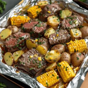 Steak and Potato Foil Packets Recipe