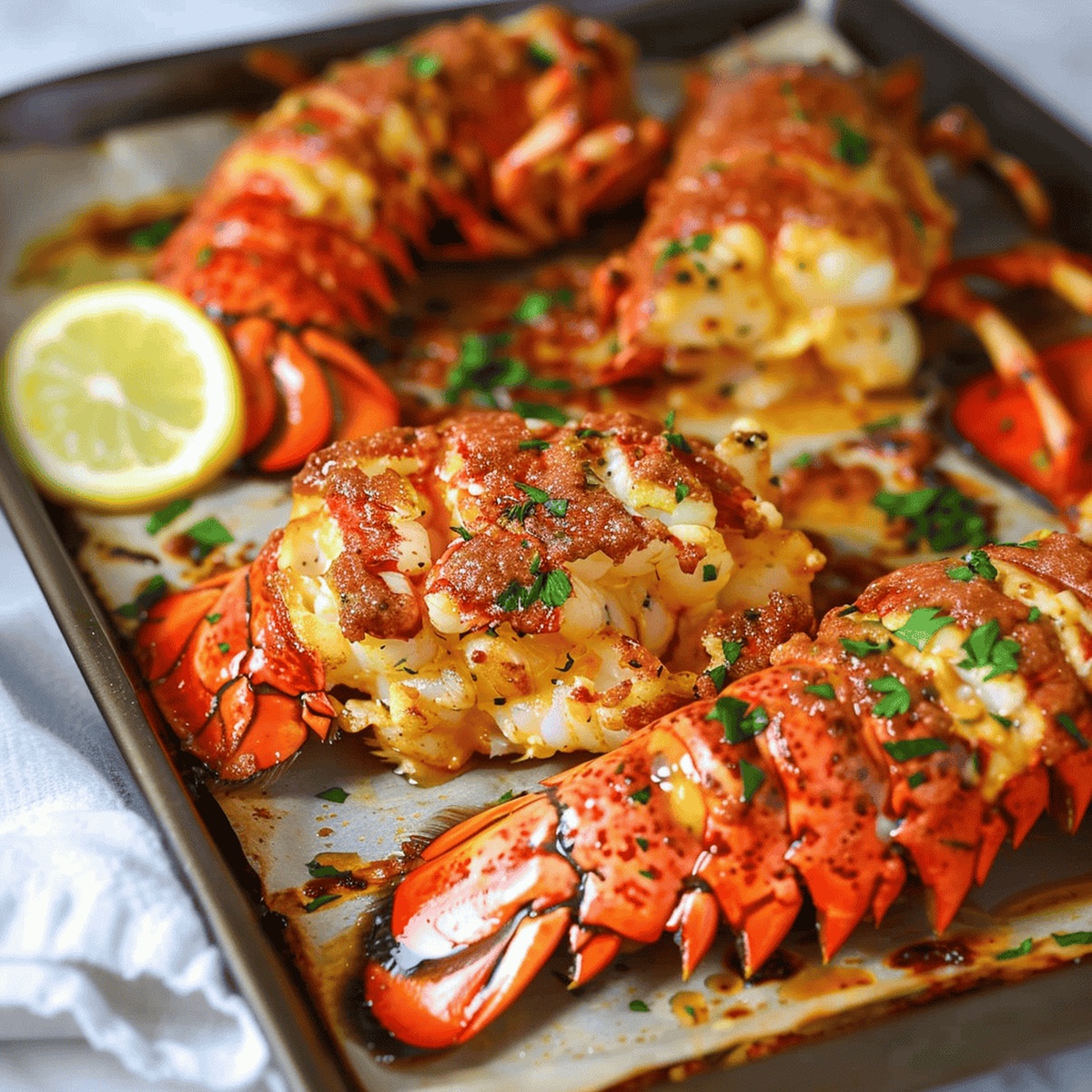 Broiled Butter Lobster Tails Recipe