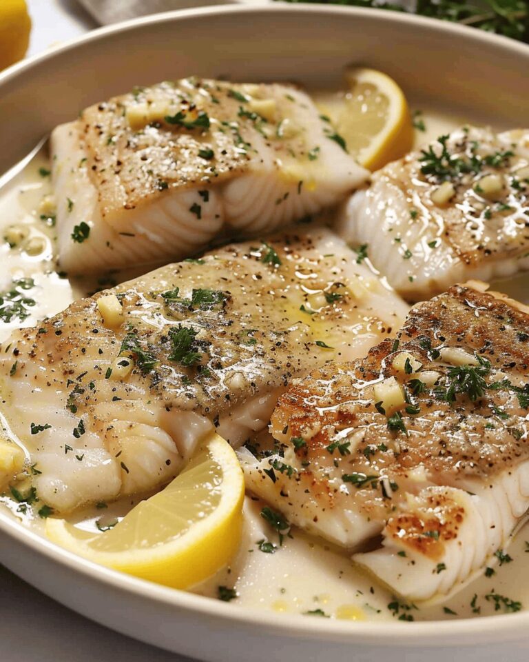 Simple Garlic Butter Cod Fillets Recipe