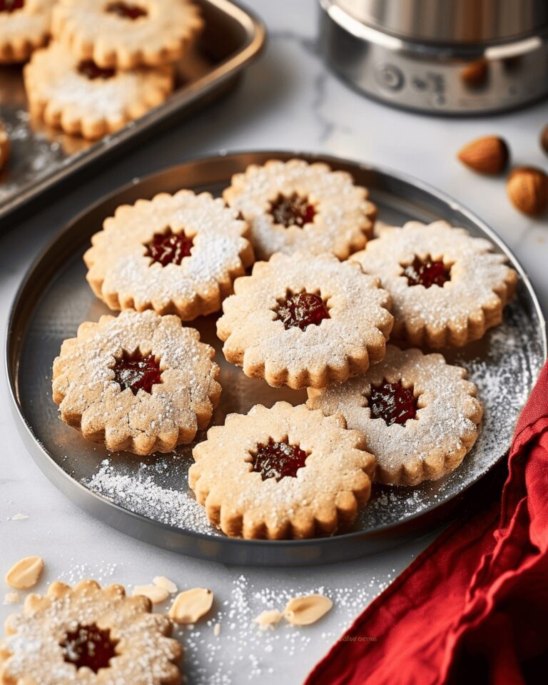 Crispy Nutty Linzer Cookies Recipe