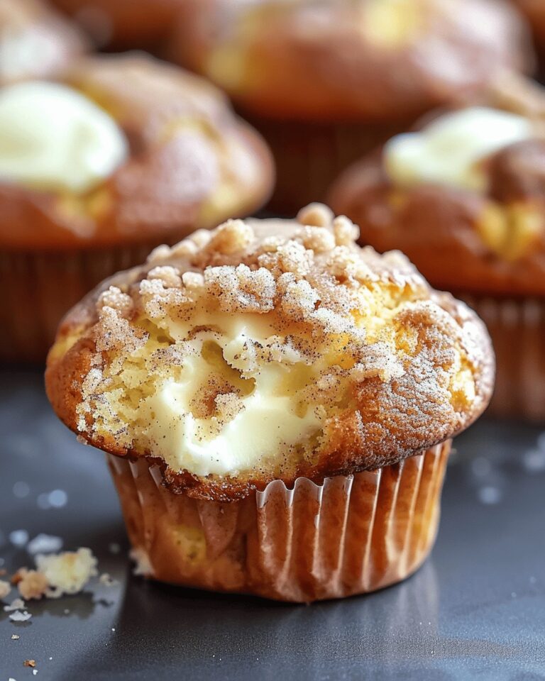 Soft Cinnamon Cream Cheese Muffins Recipe